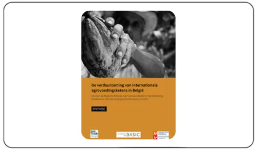 Studie de Verduurzaming van Agrovoedingsketens in Belgi&euml;